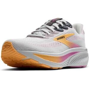 New Brooks Women Size 9 White Yellow Pink Lace Up Ghost 17 Neutral Running Shoes